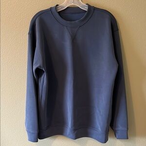 lululemon athletica Blue Crewneck Sweatshirt